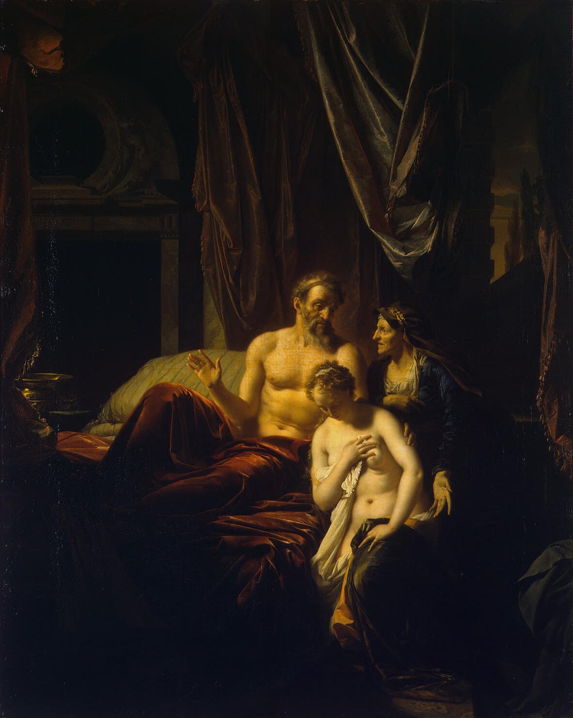 Sarah presenting Hagar to Abraham